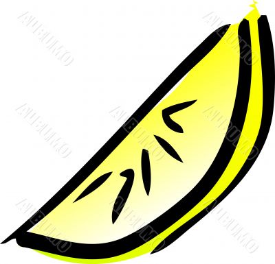 Sliced lemon