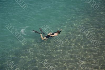 snorkelling