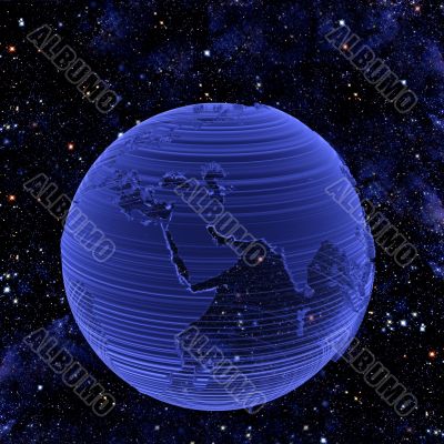 Electronic Technology Blue Earth Globe East