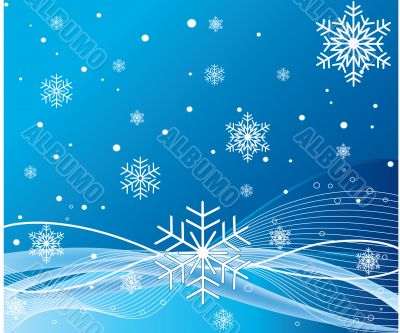 Snowflakes design vector
