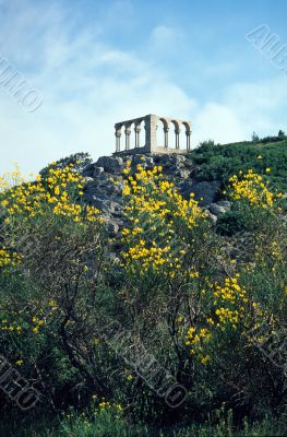 Tempio e fiori Tempio e fiori