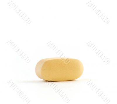 Vitamin Against a Pure White Background