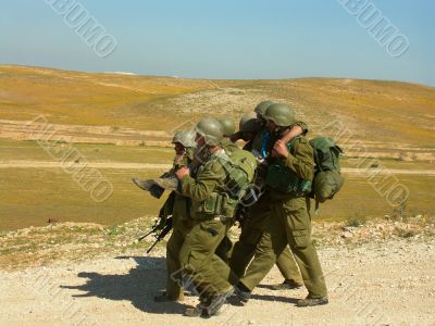 injured soldier - exercise injured soldier - exercise