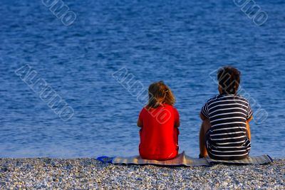 Couple at the beach