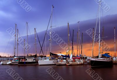 The marina at Kalamata