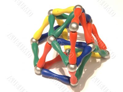 Color pyramid balls Color pyramid balls