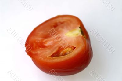 Cutting a tomato Cutting a tomato