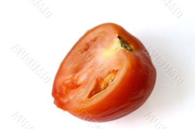 Cutting a tomato Cutting a tomato