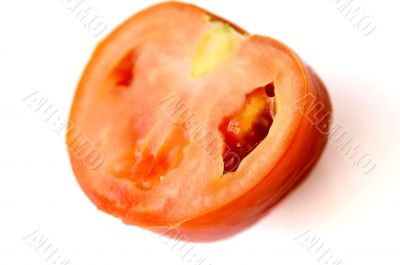 Cutting a tomato Cutting a tomato