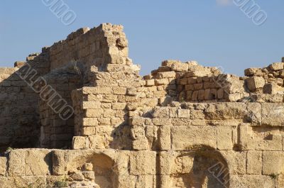 Keisaria castle ruins Keisaria castle ruins