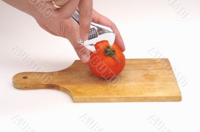 Screw a tomato Screw a tomato