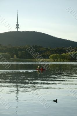 boating near Telstra tower