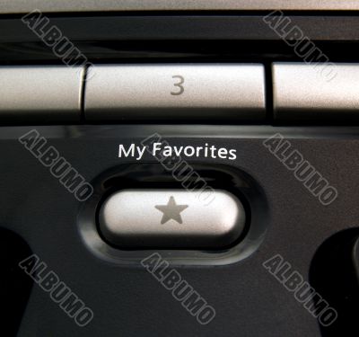 Favorites button