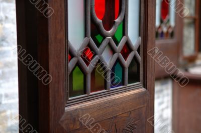 Detail of engraving window