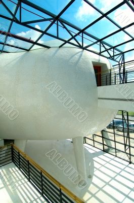 Abstract office construction