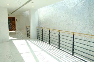 Corridor of modern office building