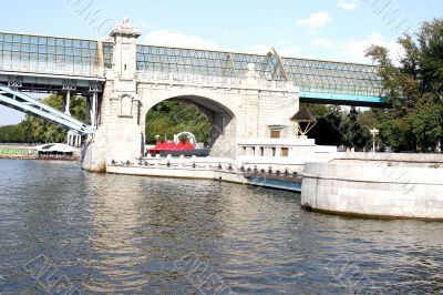 Andreevs bridge, the moorage 1