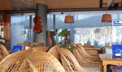 Interior of restaurant in Barcelona