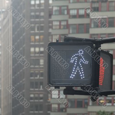 Walk pedestrian signal