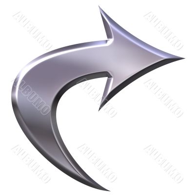 3D Silver Arrow