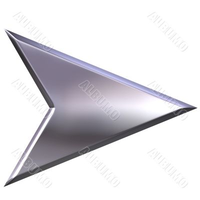 3D Silver Arrow