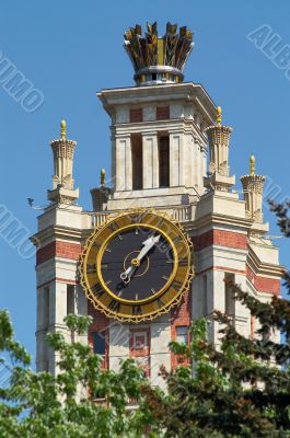 Clock of the Moscow State University