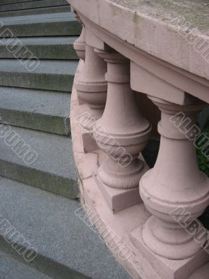 stone stairs in the street