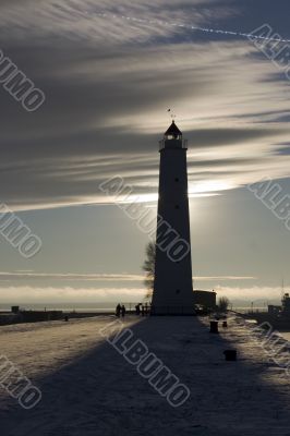 Lighthouse in Kronstadt