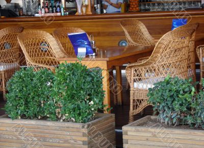 interior of a years bar in Spain