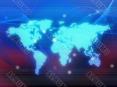world map