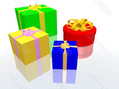 colored gifts
