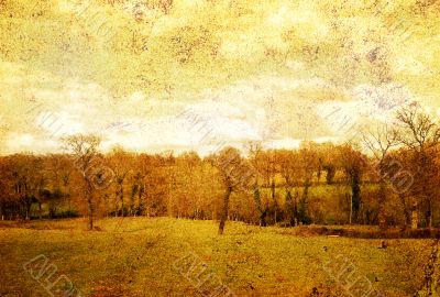 old-fashioned landscape old-fashioned landscape