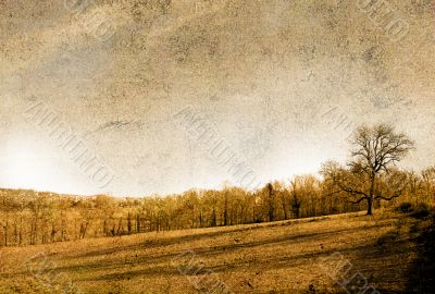 old-fashioned landscape old-fashioned landscape