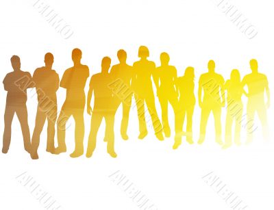people silhouettes people silhouettes