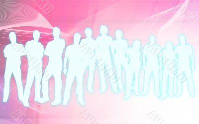 people silhouettes people silhouettes