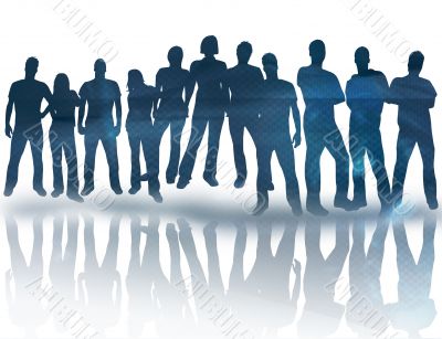 people silhouettes people silhouettes