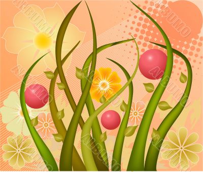 Abstract  art background  vector illustration