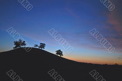 landscape silhouette