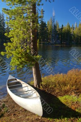 canoe by the river