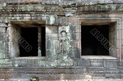 Windows of mandapa, Cambodia