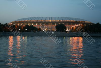 Appearance from Moscow river. stadium