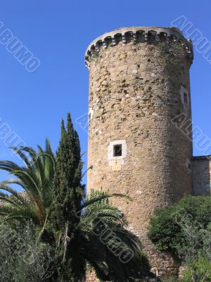 Ancient mediterranean watchtower (Costa Brava, Spain)