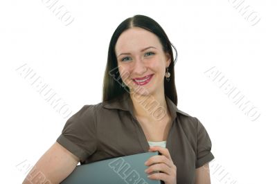 business woman and laptop