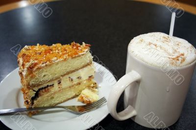 Cake and coffee