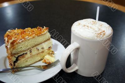Cake and coffee