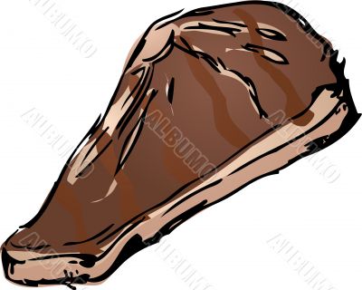 Grilled steak