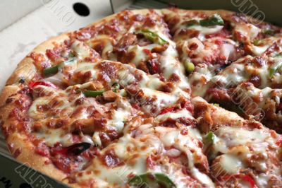 Whole pizza