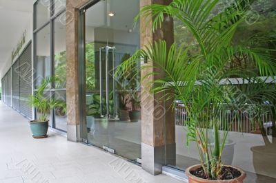 Business entrance