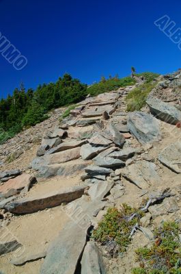 Trail in the mountains