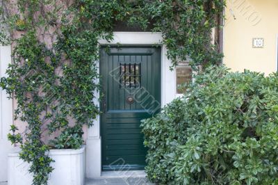 green door